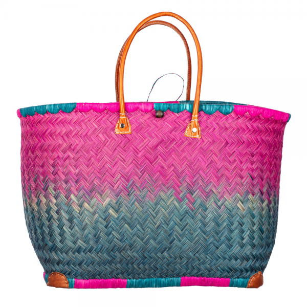 Комплект от 3 плажни, дамски чанти, многоцветни, 11 - Kalapod.bg
